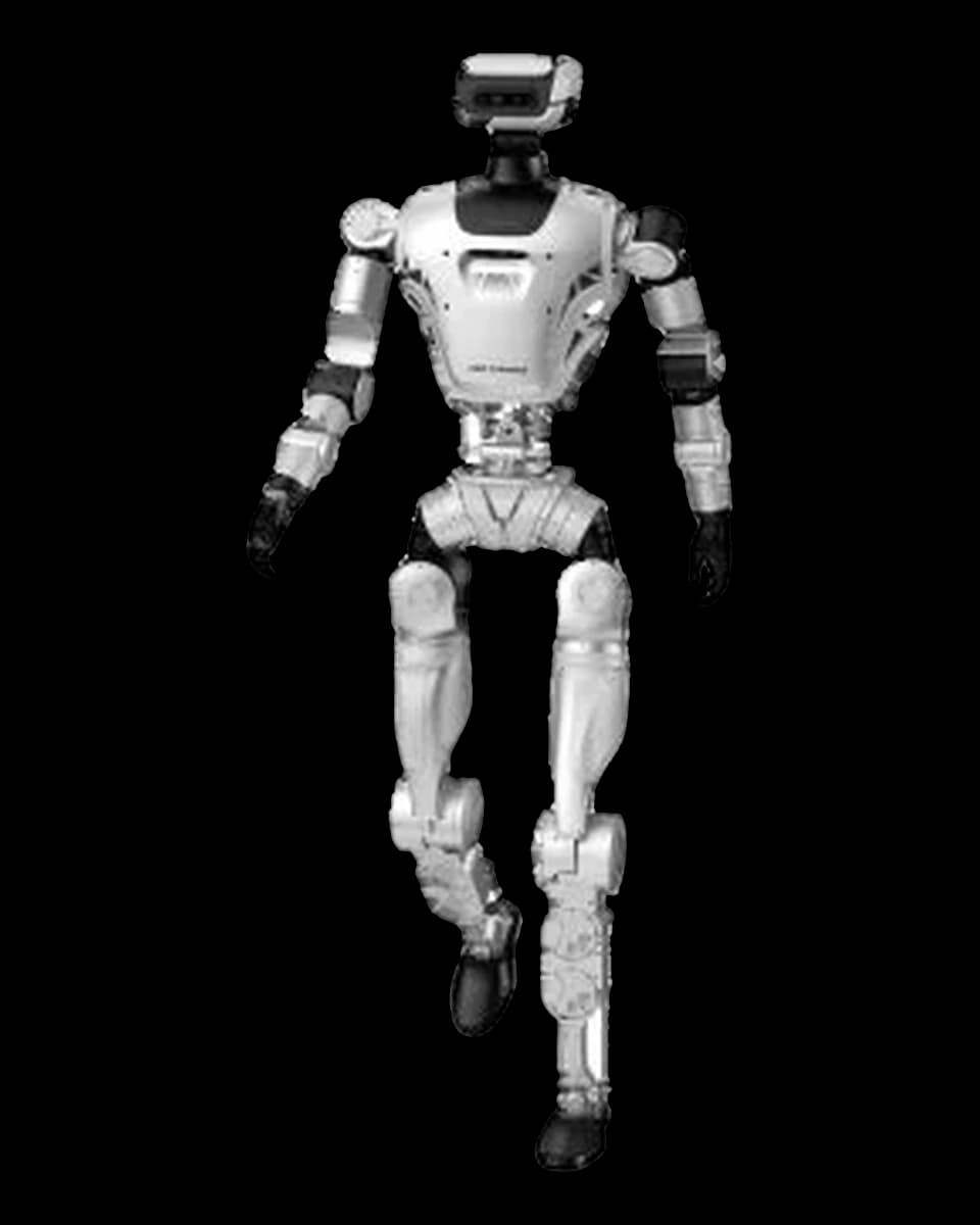 Robô humanoide LimX Oli da LimX Dynamics, vista frontal